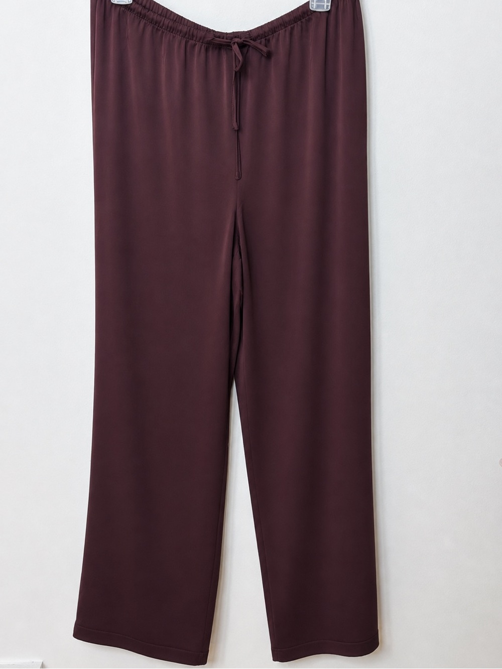 NWT Sincerely Jules satin pants sz L